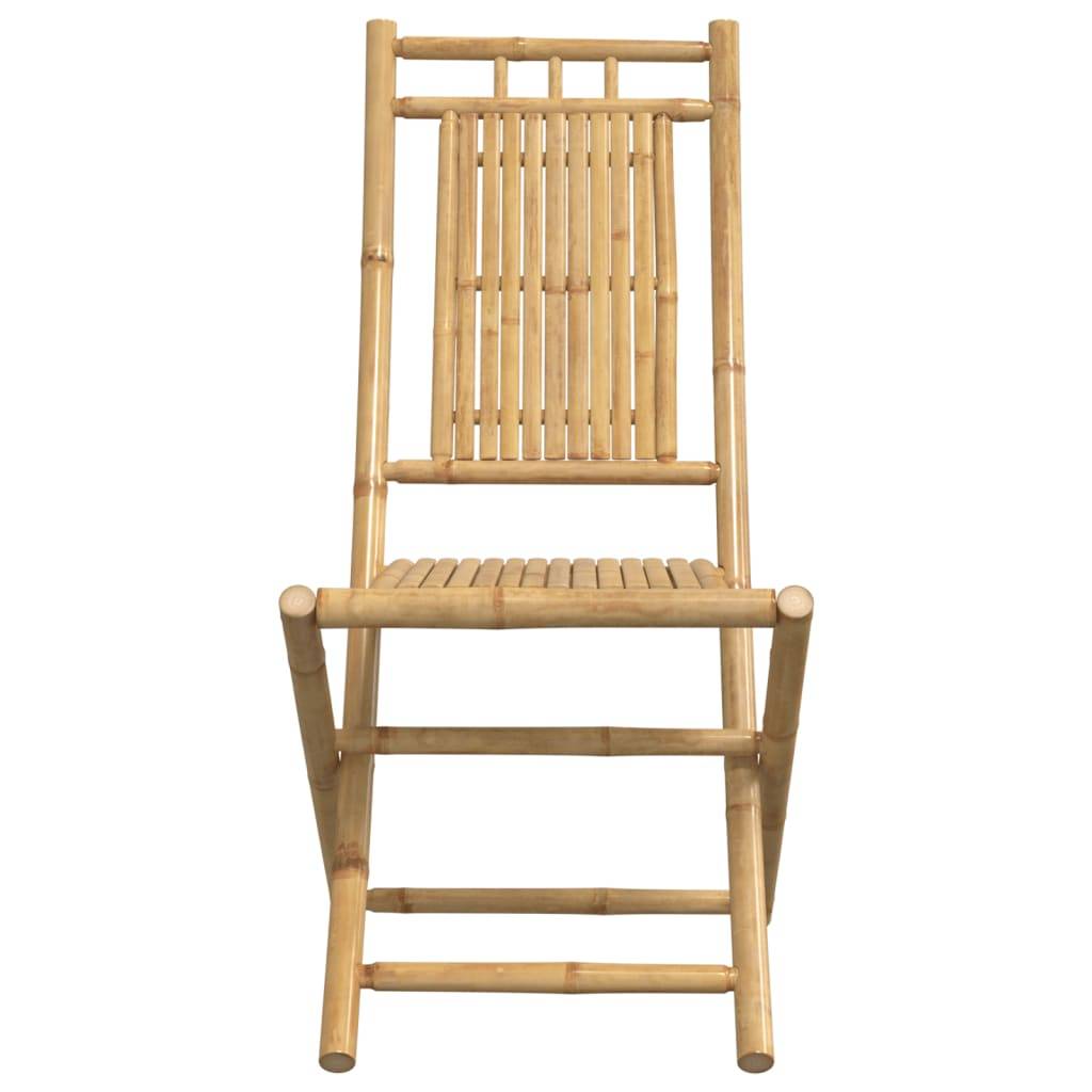 Vidaxl - Chaises pliantes 6 pièces 46x66x99 cm Bambou vidaXL 3278512 - Image 4