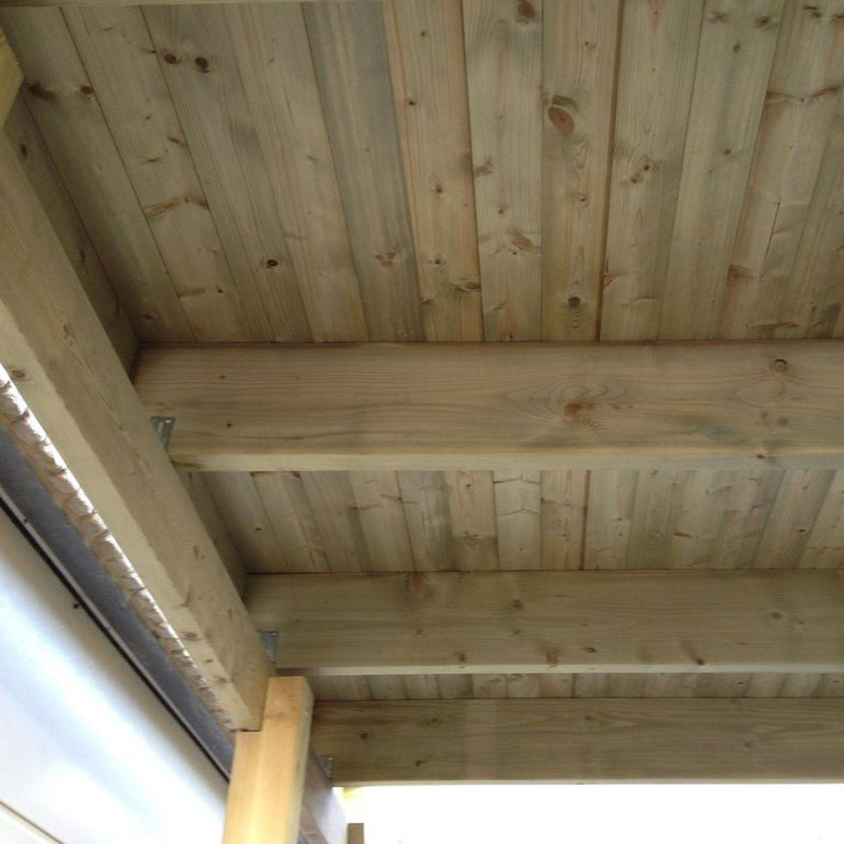 Direct Abris - Carport Bois CASTELLANE - 373 x 707 - 1 Voiture - Abri Voiture - Traité Autoclave - Montage Facile - Feutre Bitumeux Inclus - Image 9