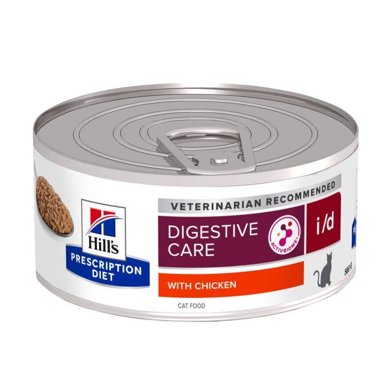 PATEE CHAT ADULT PRESCRIPTION DIETS I/D DIGESTIVE (boite) - HILL'S 24*156 g - Image 1