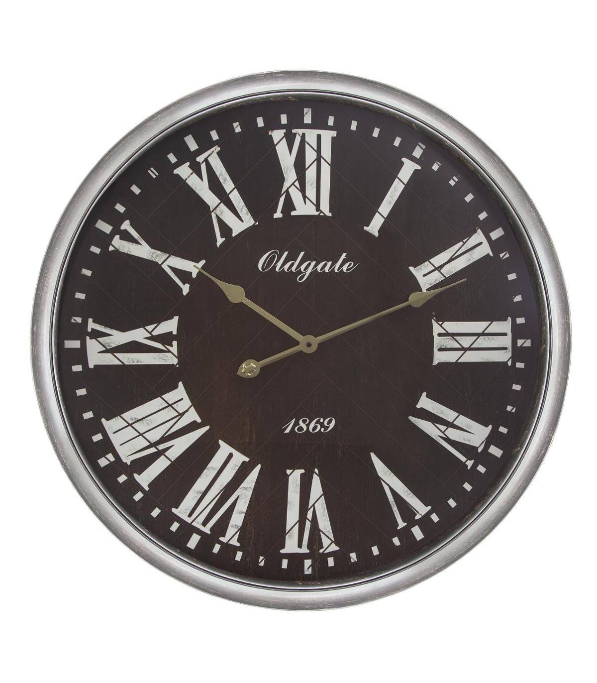 Grande Pendule murale avec moulures vintage et rétro D 76 cm - Imagen 1