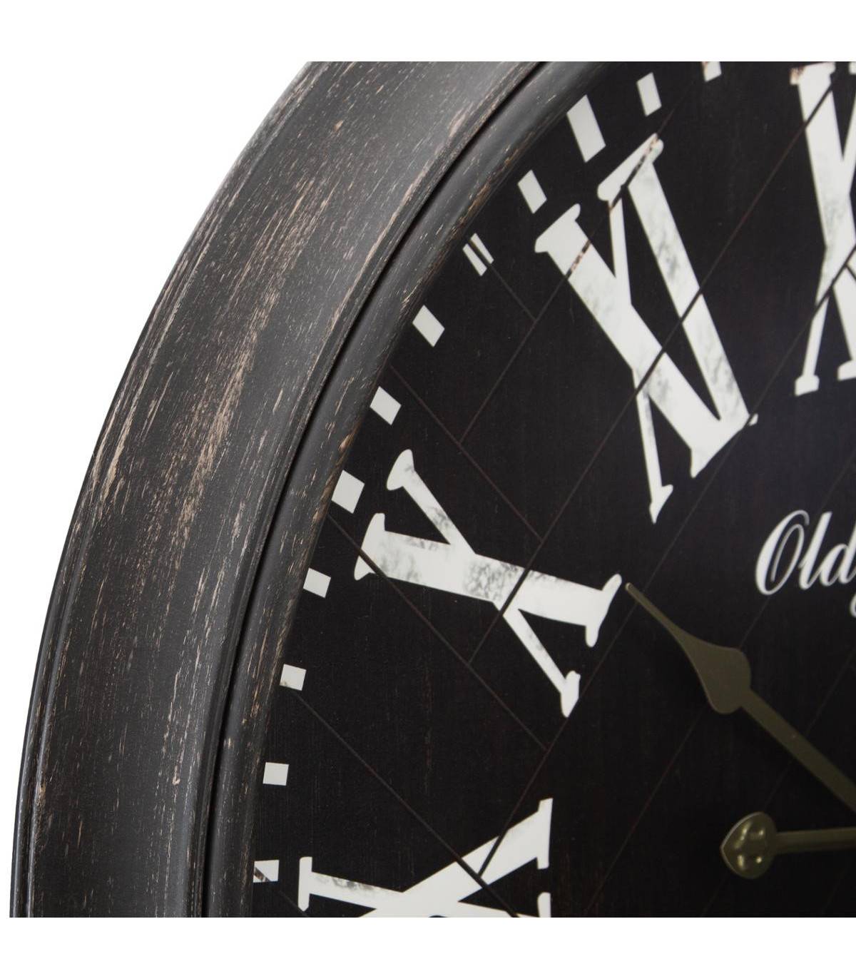 Grande Pendule murale avec moulures vintage et rétro D 76 cm - Imagen 2