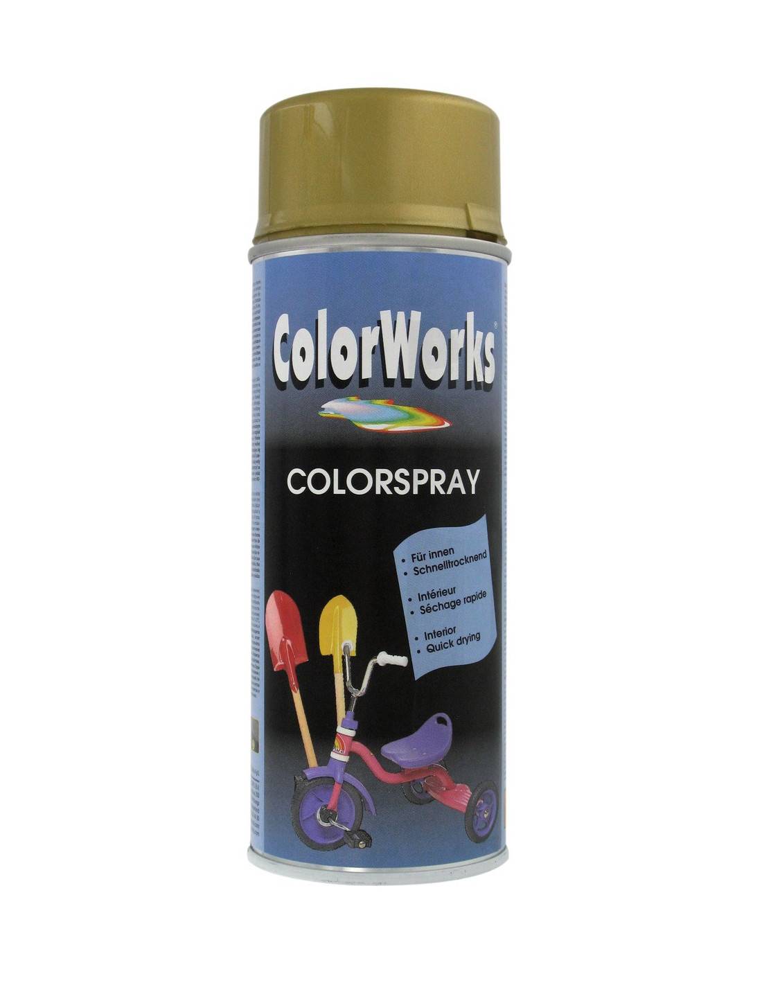 Peinture Aérosol Or Brillant Finition Or Brillant Rapide - Colorworks
