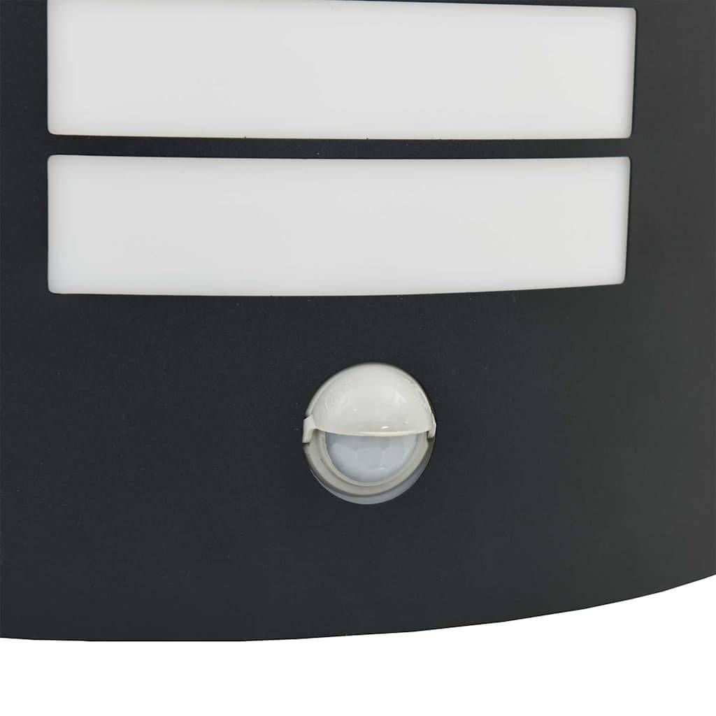 2pcs Appliques murales extérieures - Lampes murales extérieures Noir 23,5 x 10,5 x 26 cm g27 - Image 9