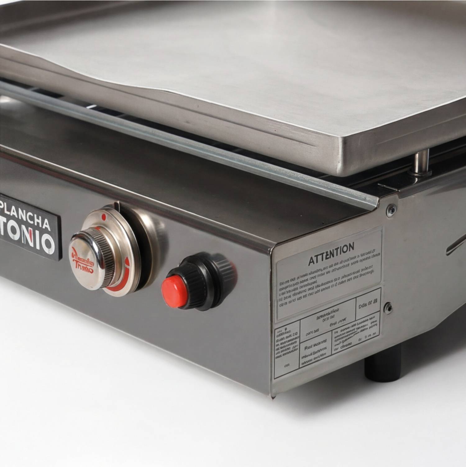 Plancha gaz 2 feux tout inox lagoa - Image 3
