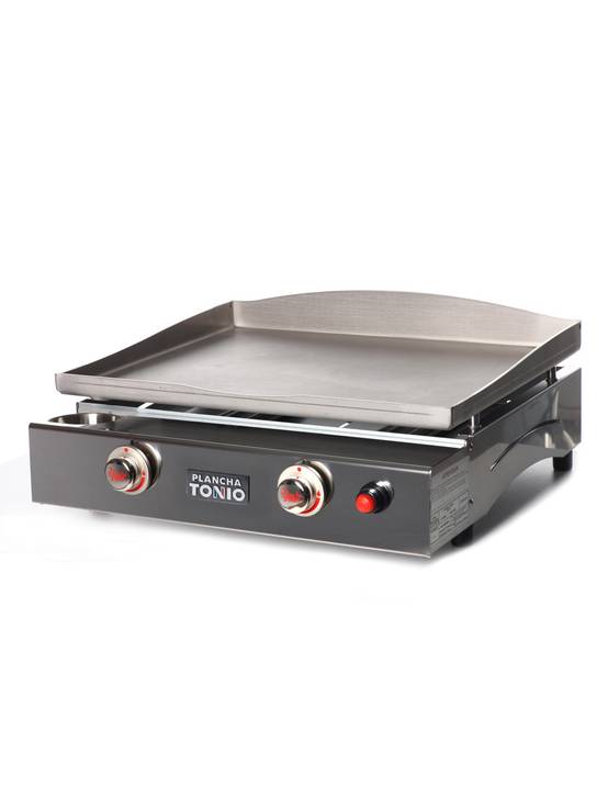 Plancha gaz 2 feux tout inox lagoa - Image 1