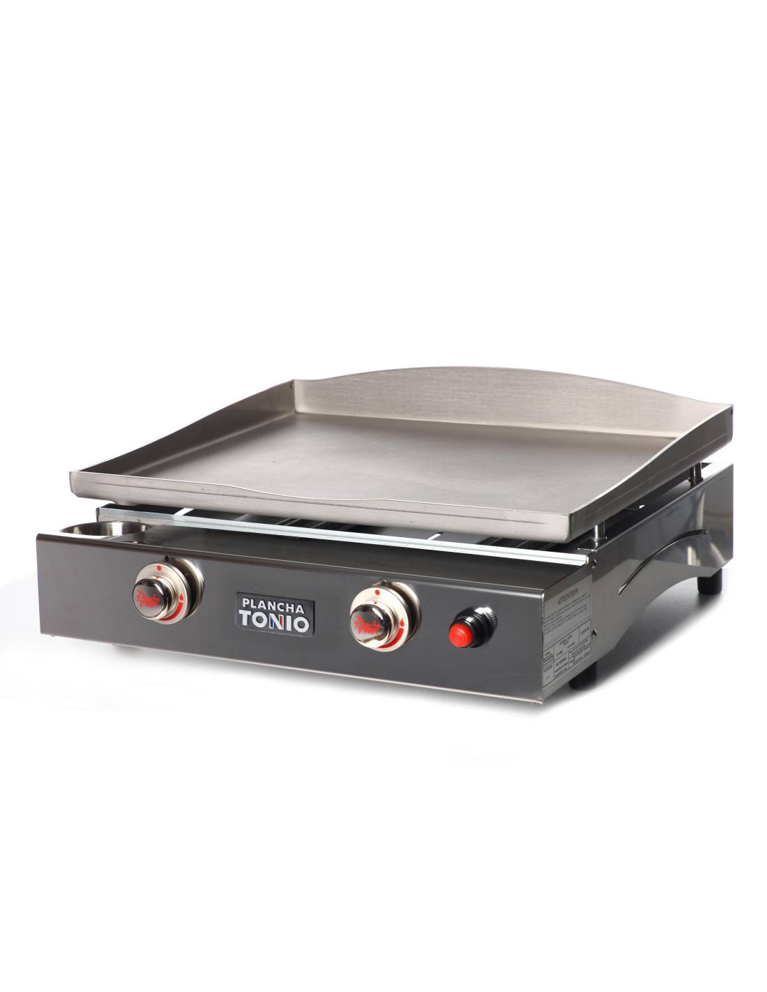 Plancha gaz 2 feux tout inox lagoa - Image 1