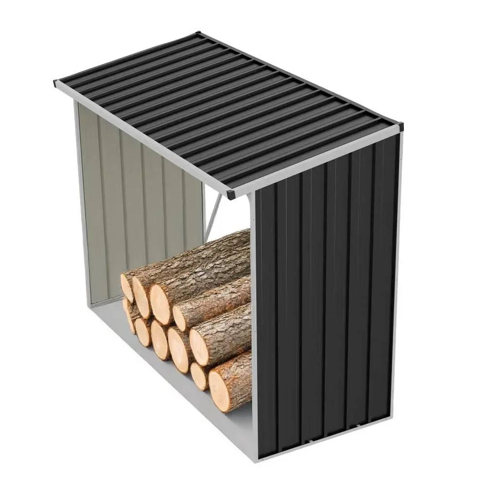 Abri Bûches Métal 2,6 Stères pour Bûches de 50 cm - Image 2