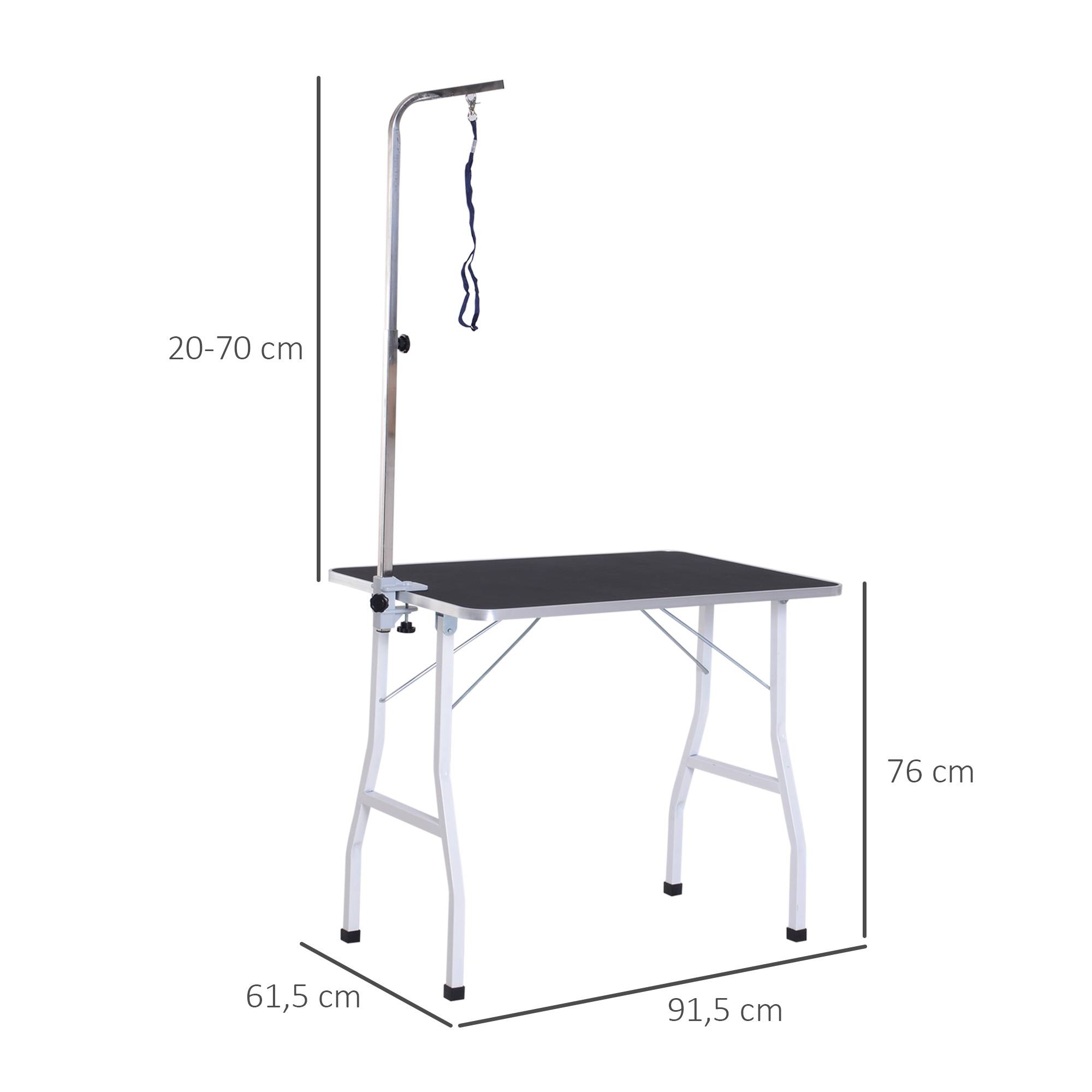 Sans Marque - Table toilettage animaux coupe chiens boucles bain séchage hauteur réglable noire,Sans Marque - Image 4