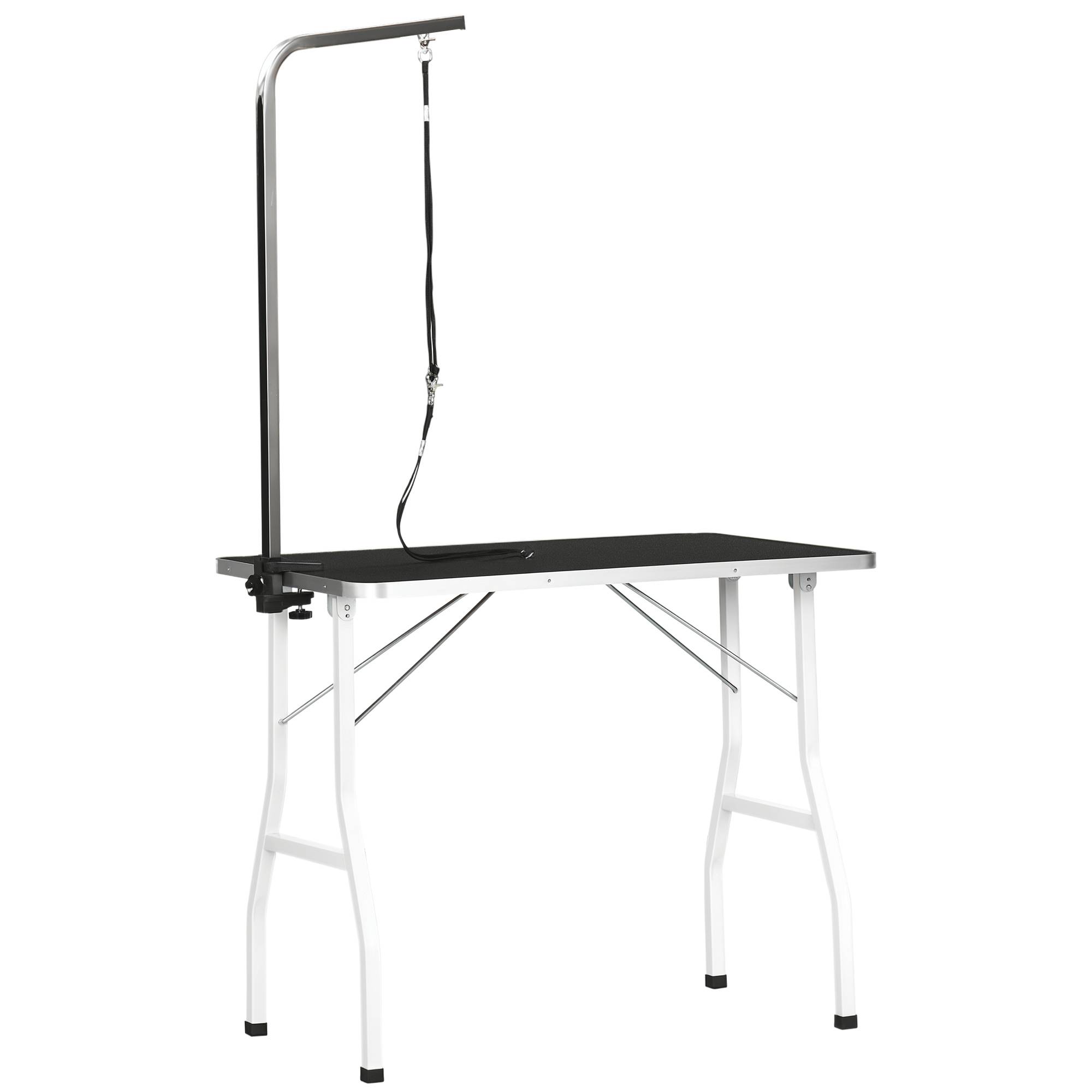 Sans Marque - Table toilettage animaux coupe chiens boucles bain séchage hauteur réglable noire,Sans Marque - Image 1