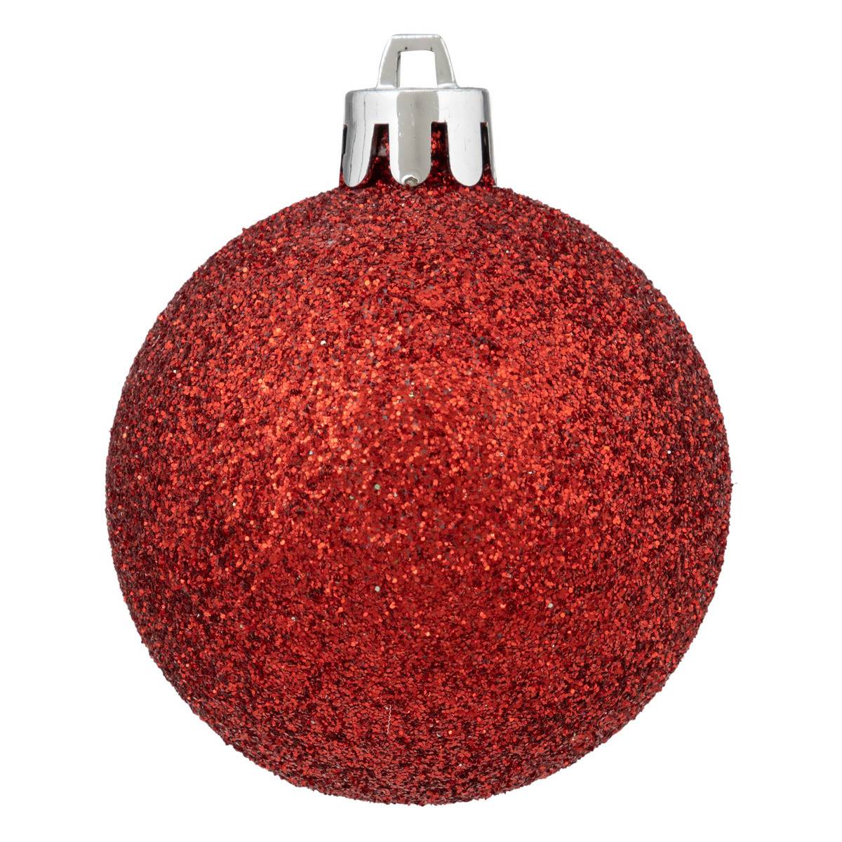 Atmosphera - Kit de sapin "Colorama de Noël" 18 pièces rouge/blanc - Atmosphera Créateur d'intérieur - Imagen 6