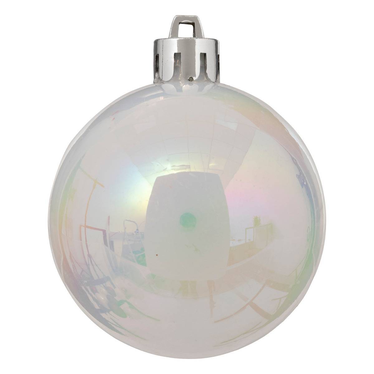 Atmosphera - Kit de sapin "Colorama de Noël" 18 pièces rouge/blanc - Atmosphera Créateur d'intérieur - Imagen 5