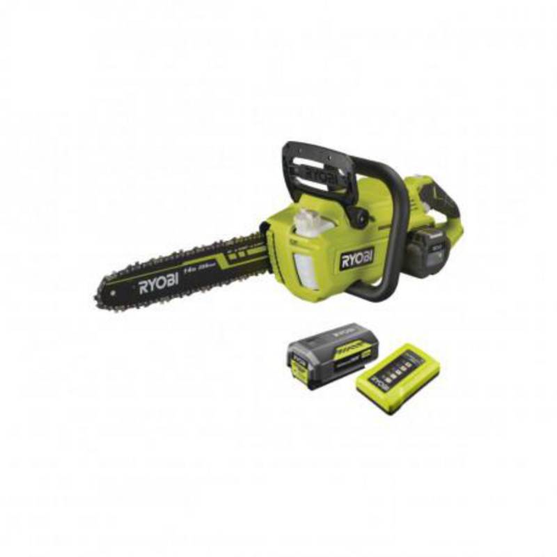 Ryobi - Pack RYOBI Tronçonneuse 36V LithiumPlus Brushless - 2 Batteries 4.0Ah - 5.0Ah - 1 Chargeur