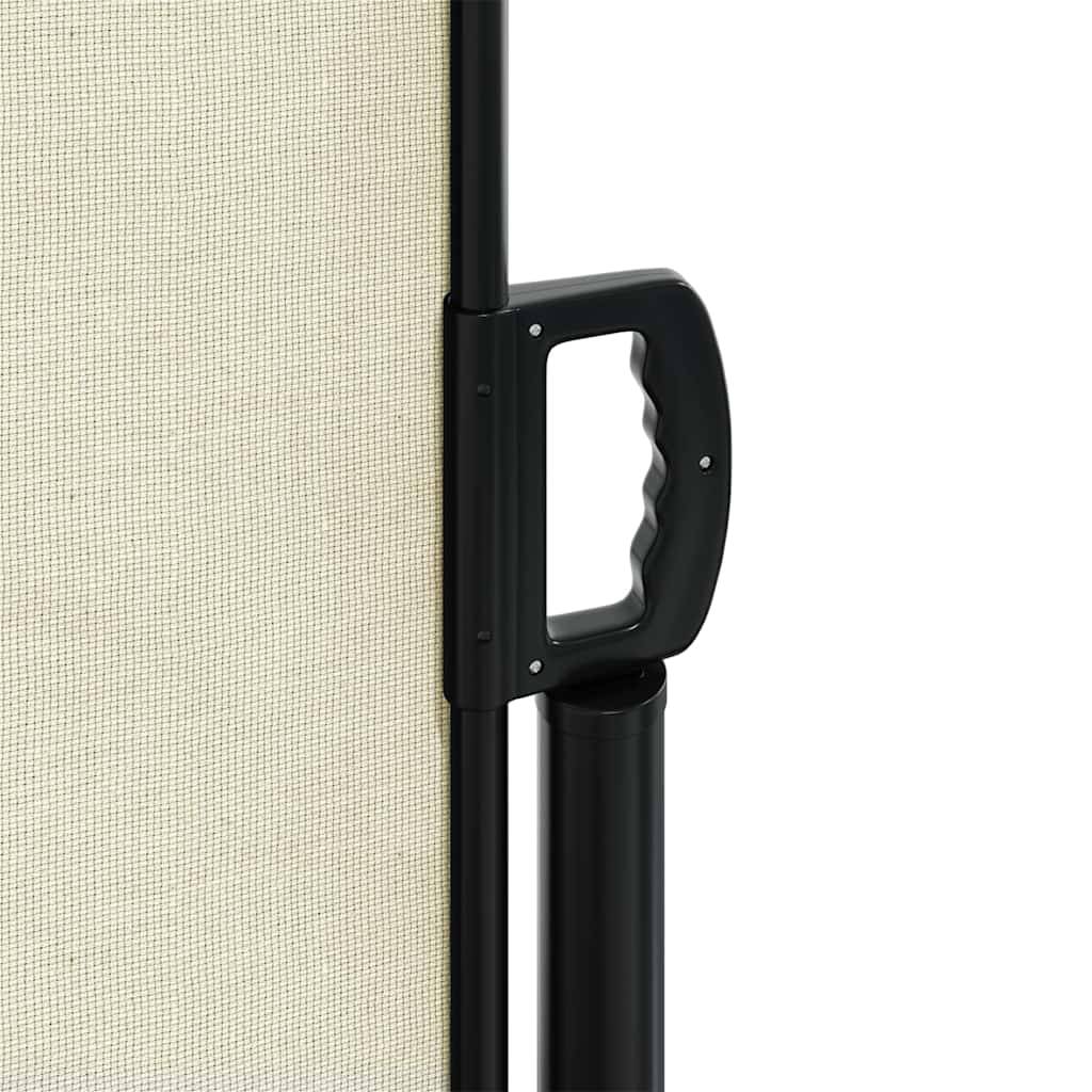 Auvent latéral rétractable polyester crème 500 x 220 cm - PANGIVO - Image 8