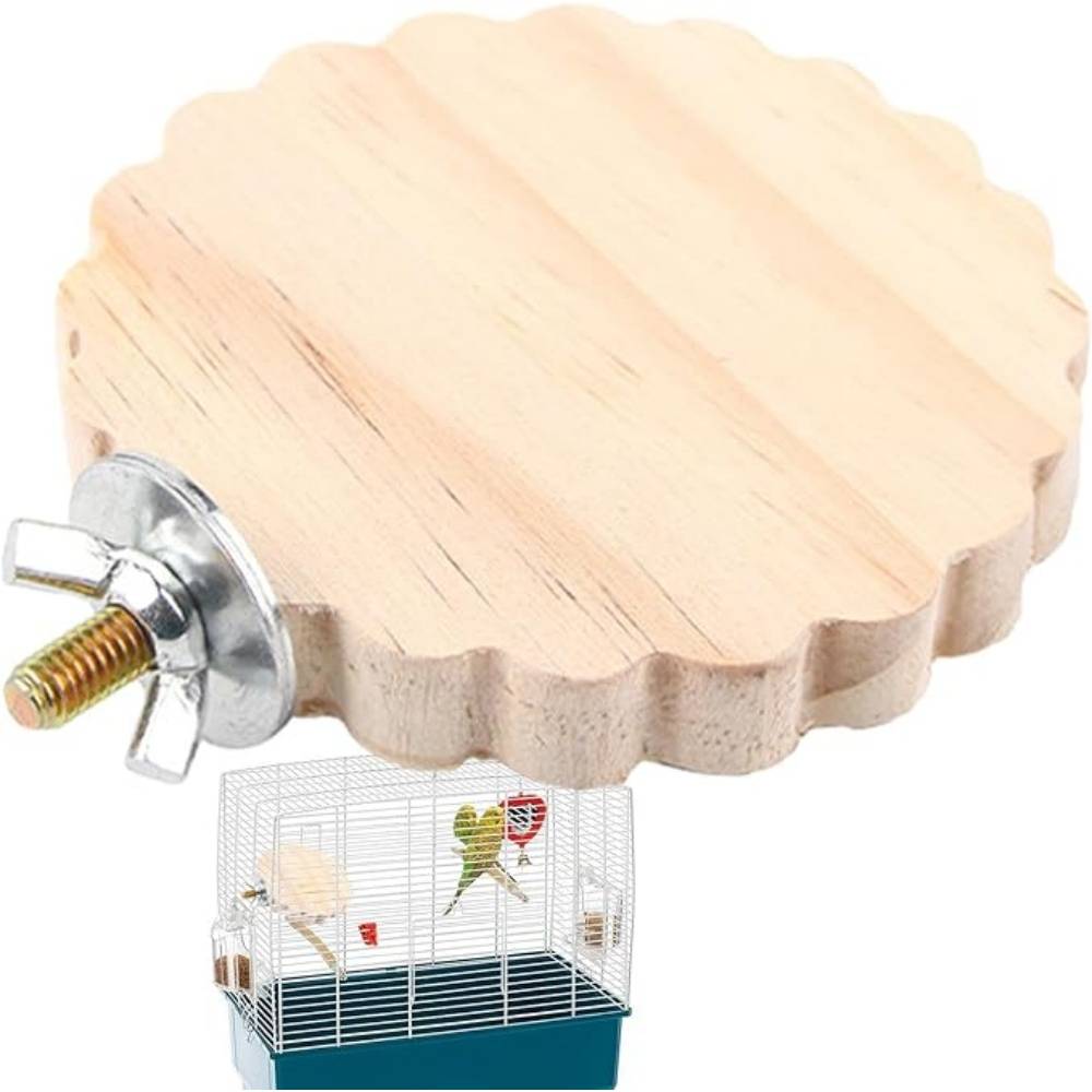 DtopbuyAge - Perchoir en Bois Pour Cage d'Oiseaux Jouet - Image 1