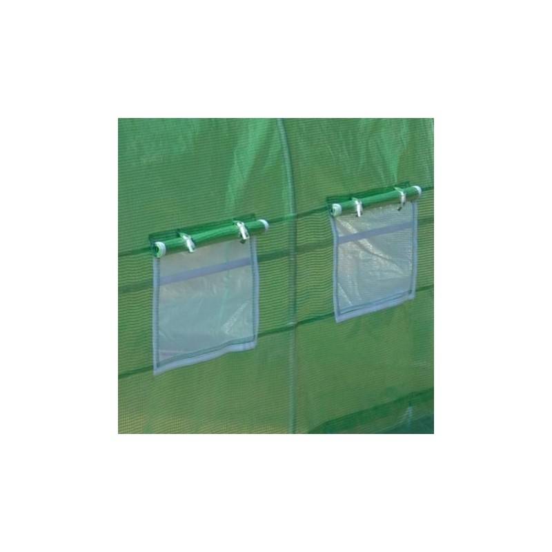 Serre tunnel 9m² film polyéthylène armé 200gr/m² hauteur 2,25m Green Protect - Image 5