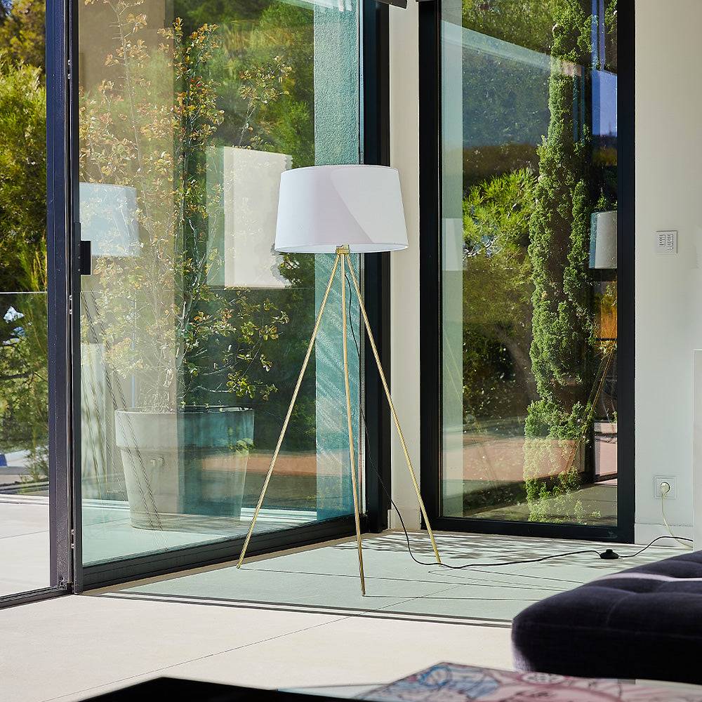 Lumisky - Lampadaire salon ELLIA GOLD Or Métal H140CM - Imagen 2