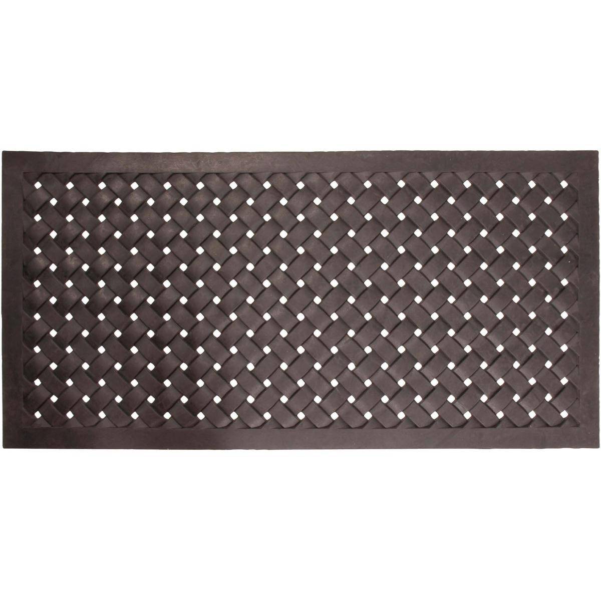 Esschert Design - Paillasson en caoutchouc tressé 122 x 61 cm Best For Boots - Imagen 1