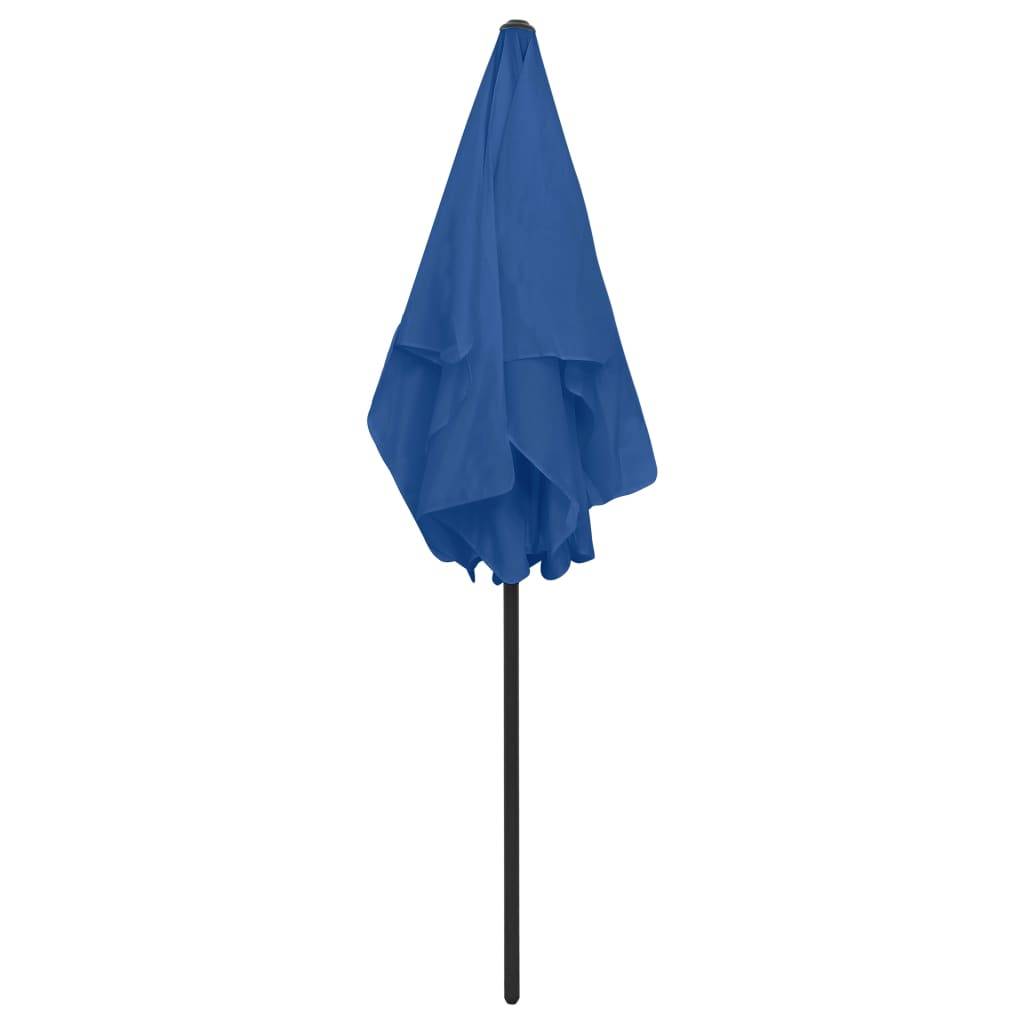 Helloshop26 - Parasol de plage 180 x 120 cm bleu azuré - Imagen 5
