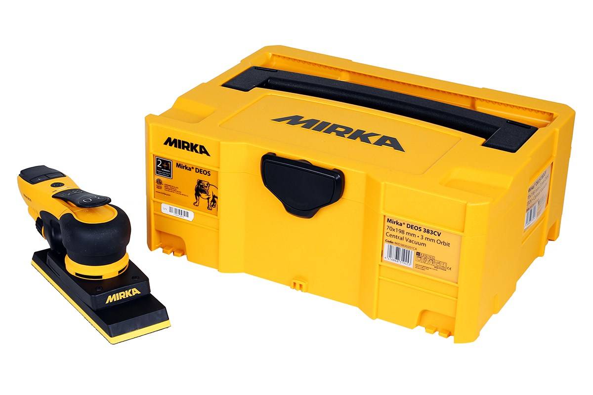 Mirka - Ponceuse orbitale rectangulaire filaire - MIRKA - 70x198 mm + Coffret de rangement - MID3834044CA - Imagen 1