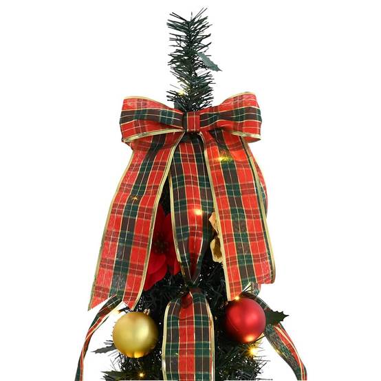 ComfortXL - Sapin de Noël Artificiel Pliable PVC avec 150 LED pour Fêtes Intérieur Vert 180 cm – ComfortXL Outdoor Living - Image 5