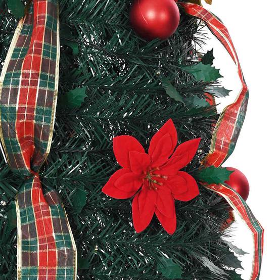 ComfortXL - Sapin de Noël Artificiel Pliable PVC avec 150 LED pour Fêtes Intérieur Vert 180 cm – ComfortXL Outdoor Living - Image 6
