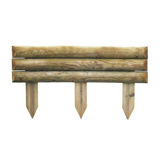ART-GARDEN - Bordure de jardin en bois à planter - retenue de terre - 110 x 30 cm - Image 1