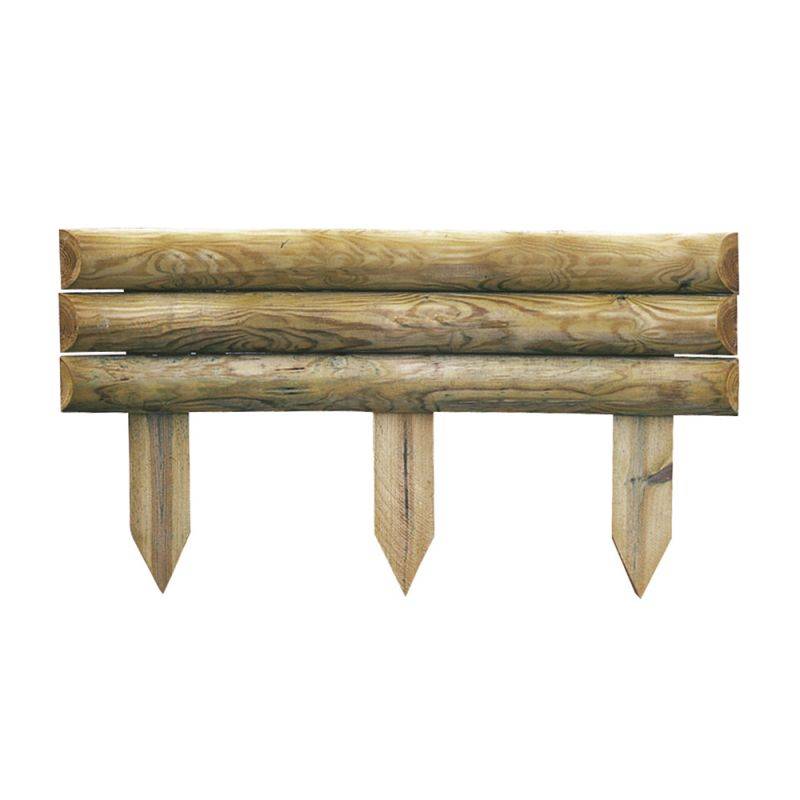 ART-GARDEN - Bordure de jardin en bois à planter - retenue de terre - 110 x 30 cm - Image 1