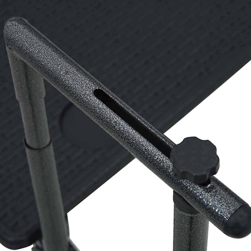 Vidaxl - Table de balcon Noir 60x64x83,5 cm Plastique Aspect de rotin vidaXL 47894 - Imagen 4