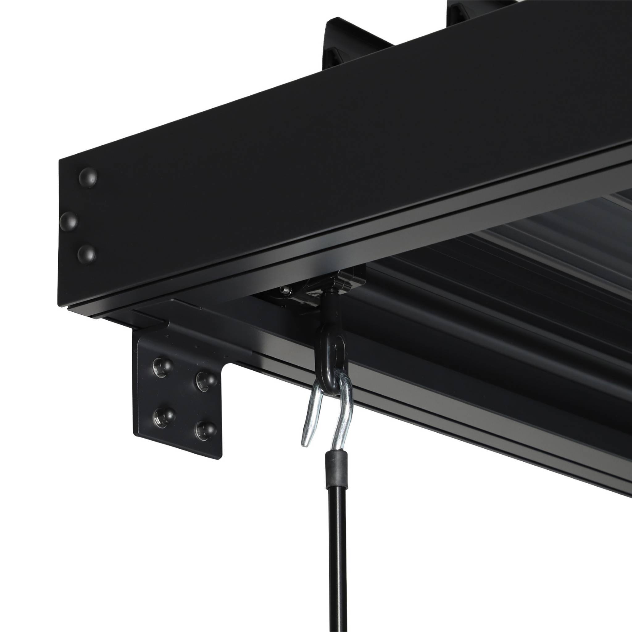 sweeek - Pergola bioclimatique aluminium adossée lames orientables 4x3m noir Palace | sweeek - Image 5
