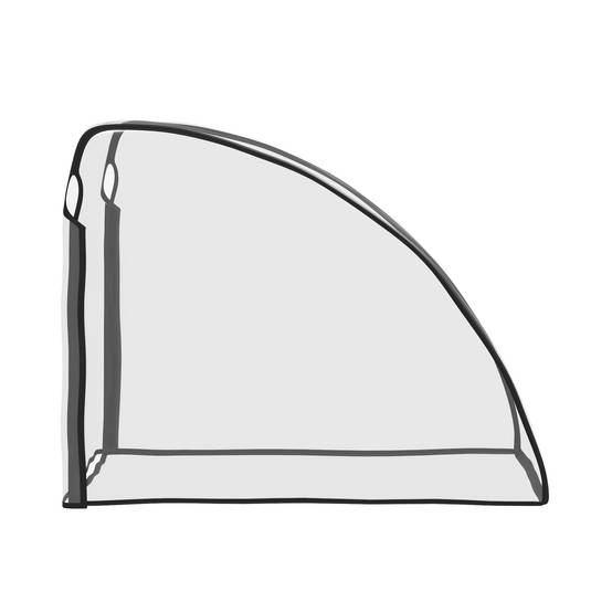Sans Marque - Capote pluie pour remorque enfant, avec fenêtre, 76x61x61 cm, transparent - Image 8