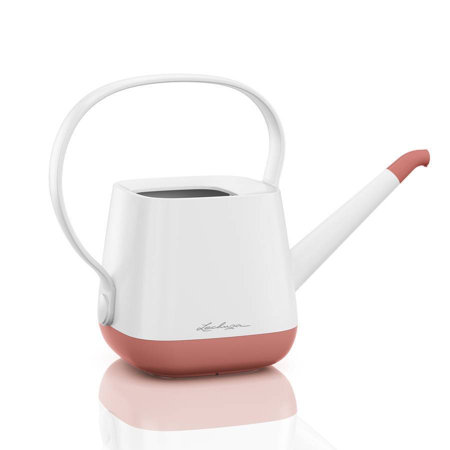 Lechuza - Yula Arrosoir, blanc/rose poudré satiné Lechuza - Image 1