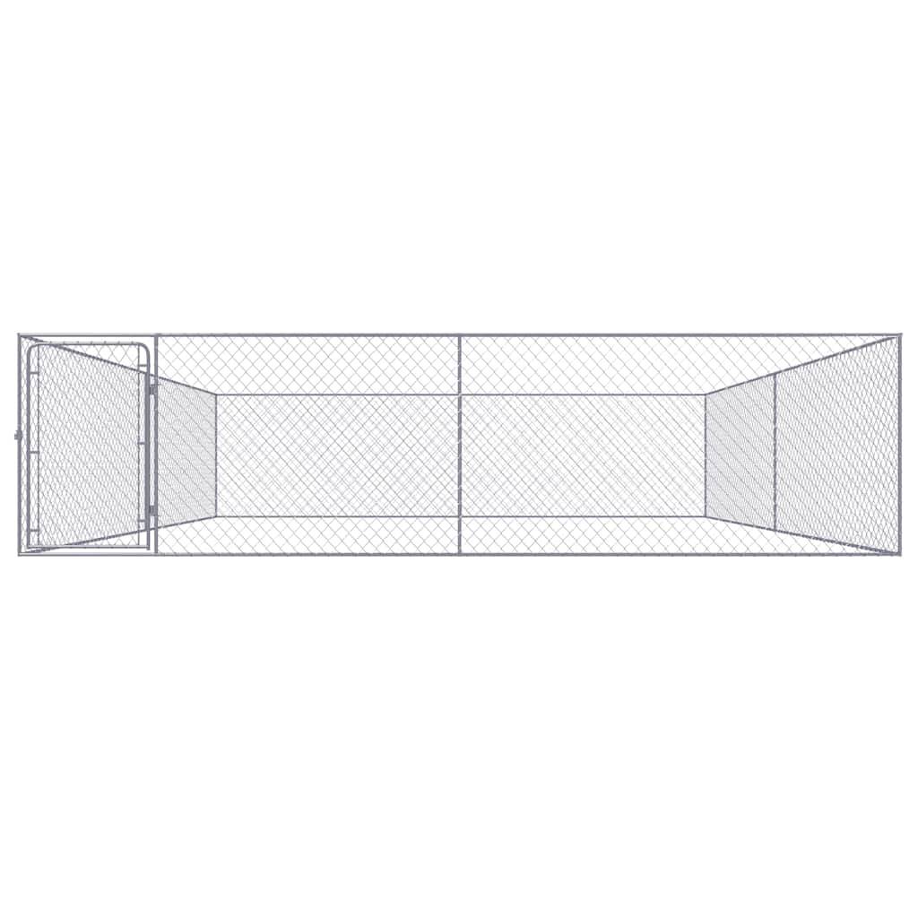 Chenil extérieur 4x4m grand enclos chien en acier galvanisé haute résistance – ComfortXL Outdoor Living - Image 2