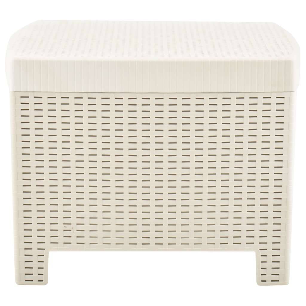 Vidaxl - Salon de jardin 3 pcs Plastique Blanc vidaXL 48823 - Image 9