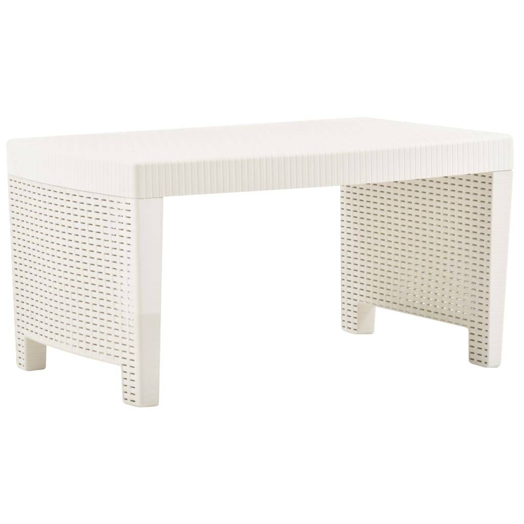 Vidaxl - Salon de jardin 3 pcs Plastique Blanc vidaXL 48823 - Image 7