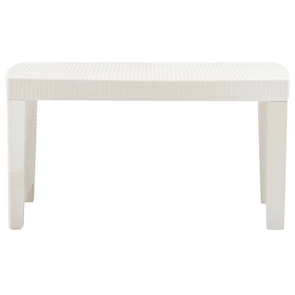 Vidaxl - Salon de jardin 3 pcs Plastique Blanc vidaXL 48823 - Image 6