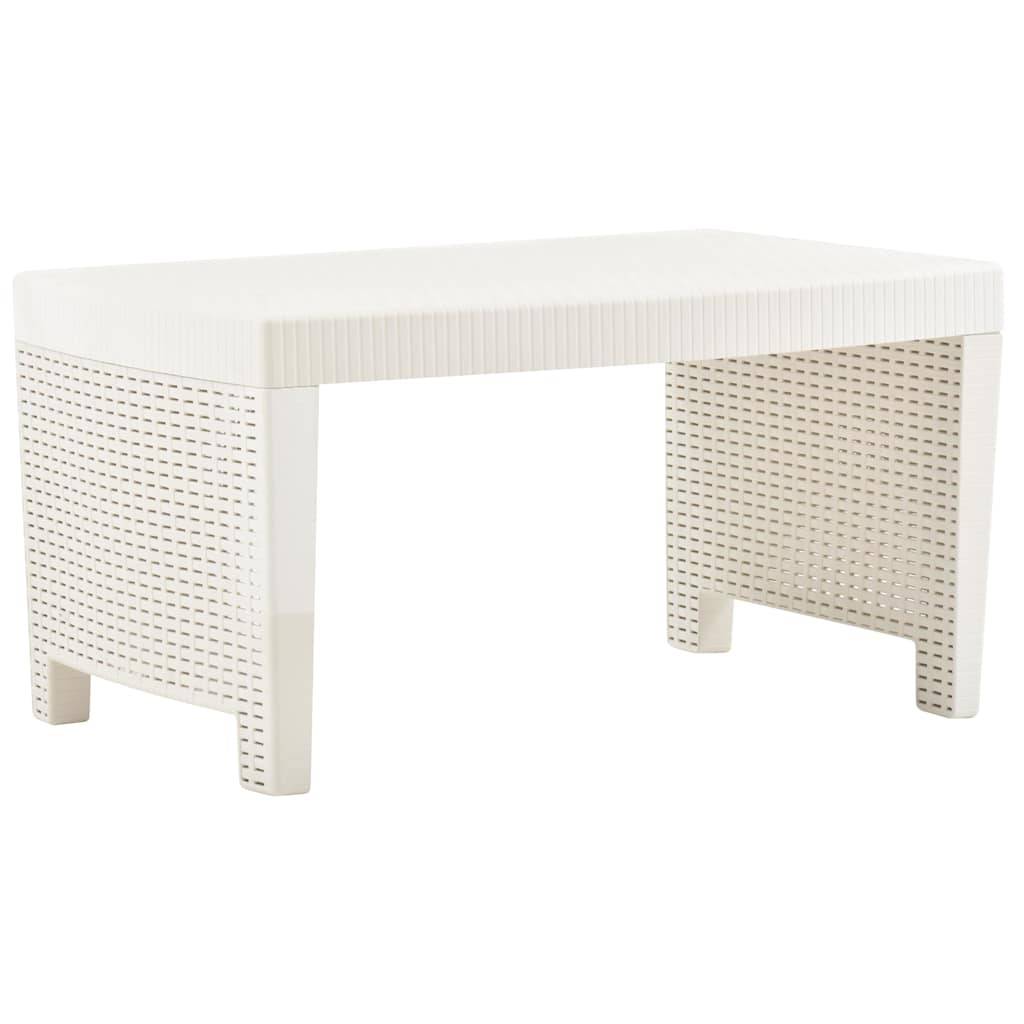Vidaxl - Salon de jardin 3 pcs Plastique Blanc vidaXL 48823 - Image 5