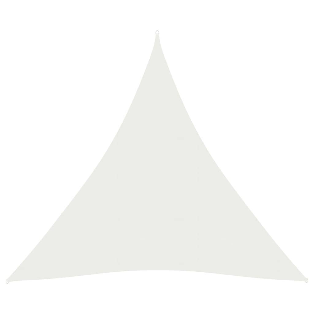 Helloshop26 - Voile toile d'ombrage parasol 160 g/m² PEHD 5 x 6 x 6 m blanc - Imagen 1