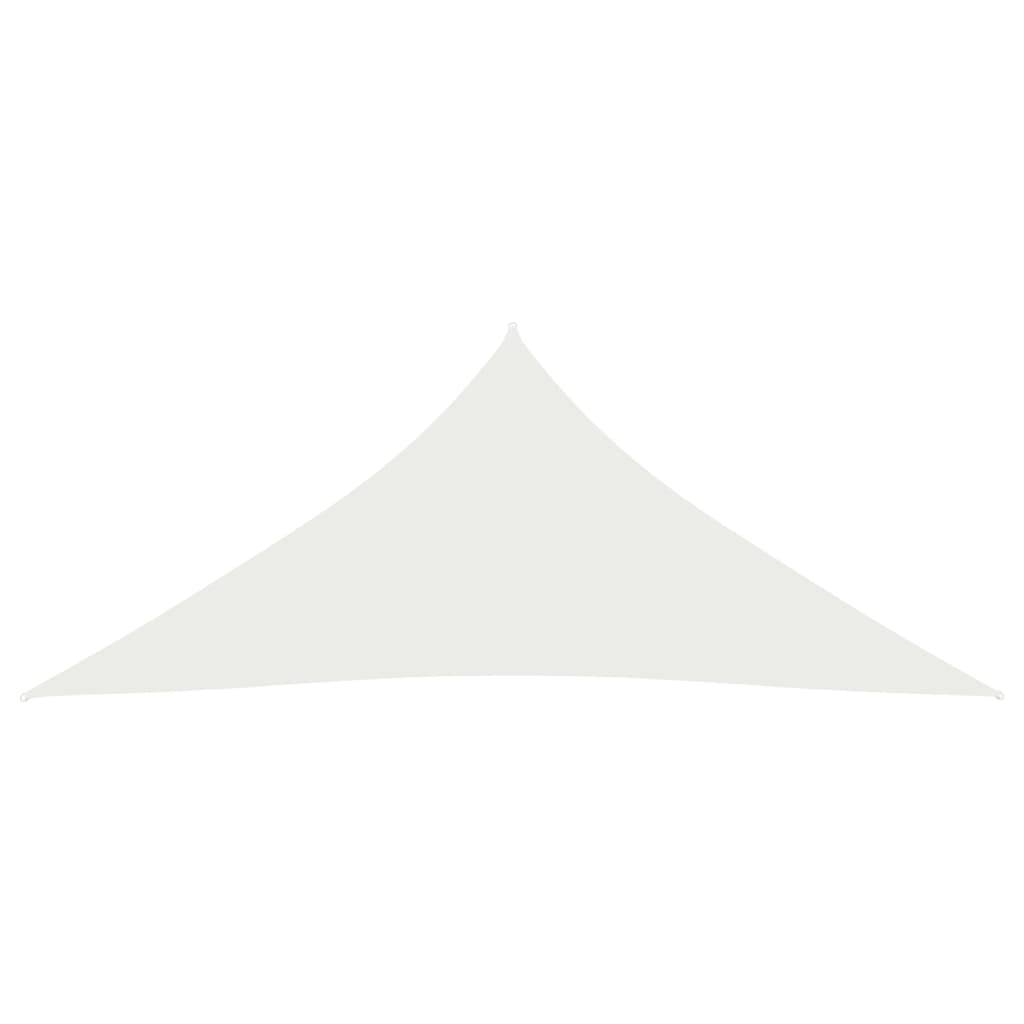 Helloshop26 - Voile toile d'ombrage parasol 160 g/m² PEHD 5 x 6 x 6 m blanc - Imagen 2