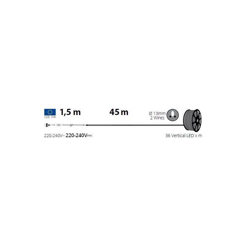 Lotti - Cordon lumineux blanc Froid 45M 36LED/M IP65 Professionnel  Lotti - Imagen 5