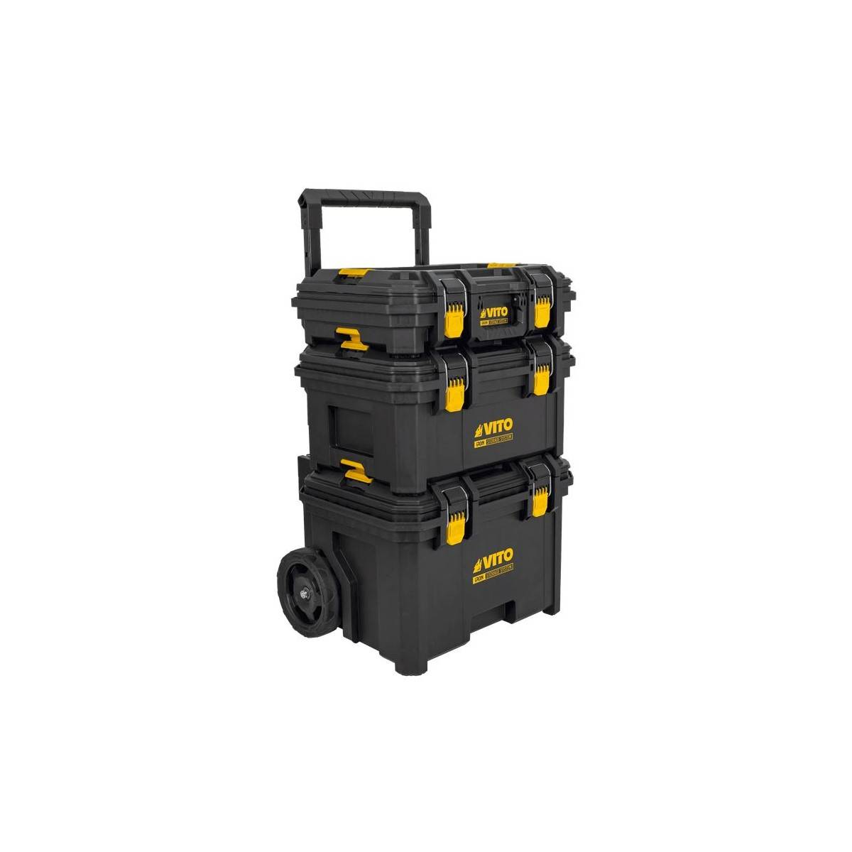 Vito - Chariot à outils XL sur roues L x P x H: 58 x 48 x 85 cm Valises d'atelier Amovibles et modubables VITO - Imagen 1