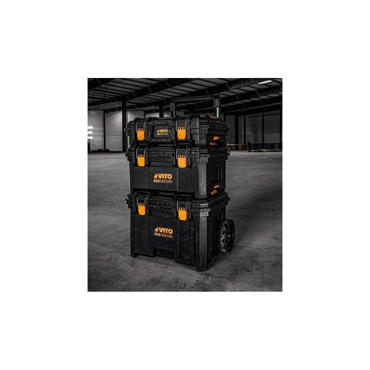 Vito - Chariot à outils XL sur roues L x P x H: 58 x 48 x 85 cm Valises d'atelier Amovibles et modubables VITO - Imagen 8