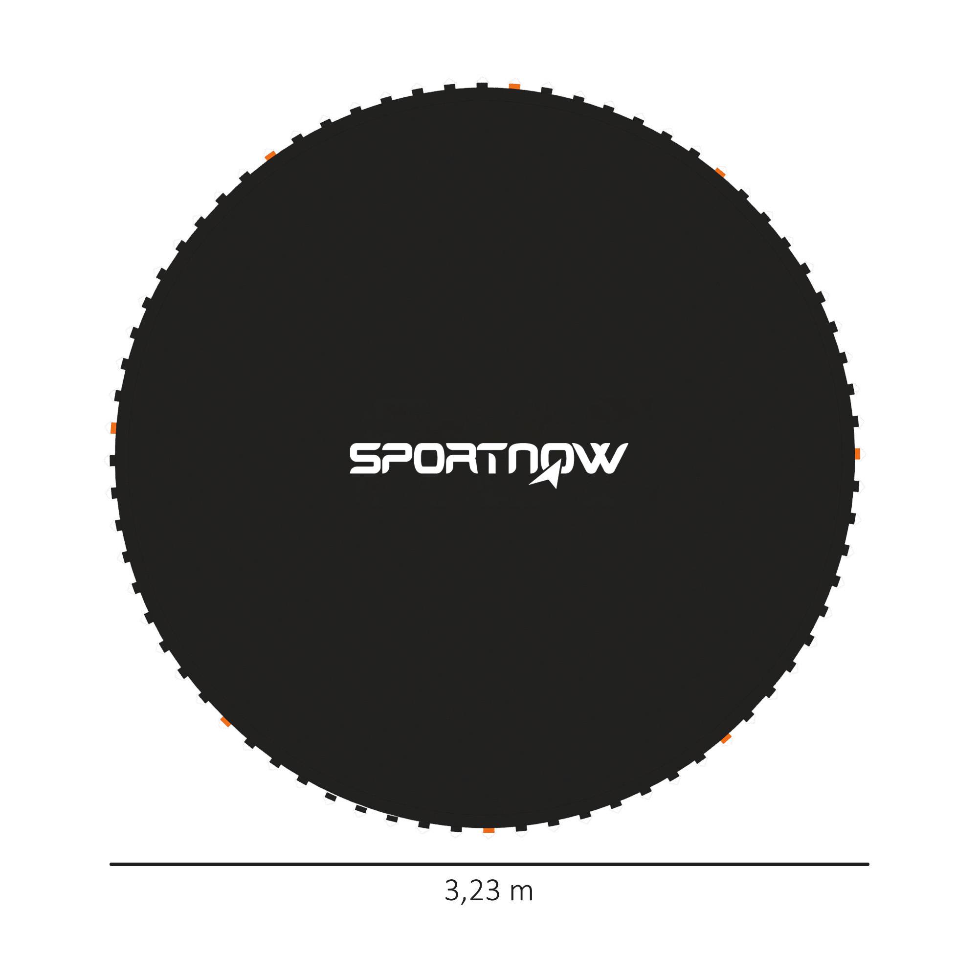 Sportnow - Tapis de rechange trampoline Ø 3,7 m ressorts 14 cm outil 72 crochets en V inclus - SPORTNOW - Imagen 3