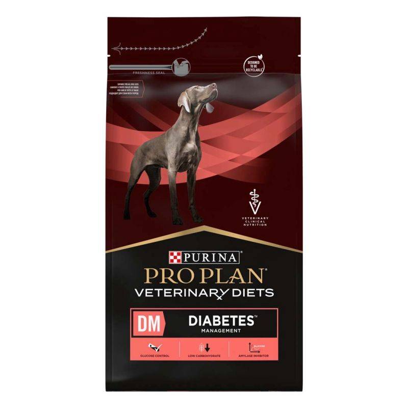 CROQUETTES CHIEN VETERINARY DIETS DM DIABETES - PROPLAN 3 kg