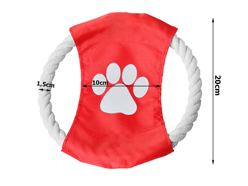 Objet pour chien à mâcher corde frisbee disque - Image 2