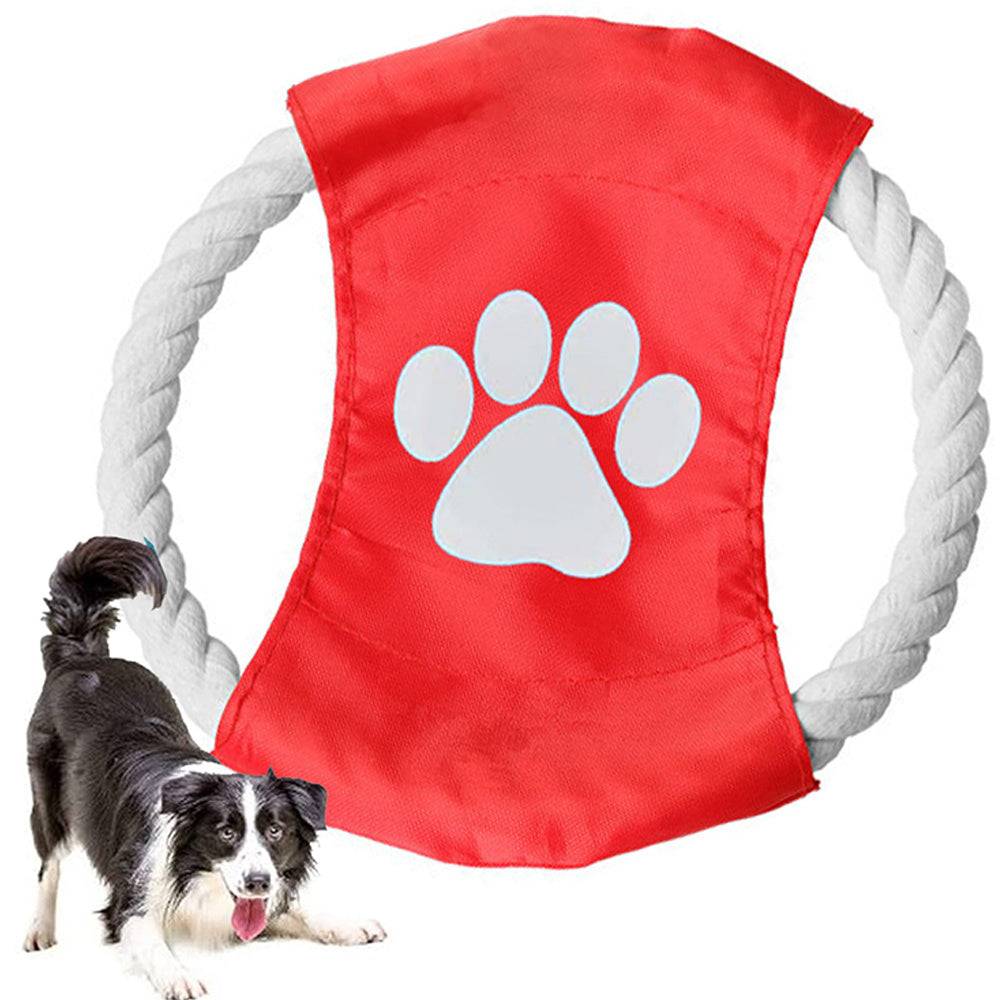 Objet pour chien à mâcher corde frisbee disque - Image 1