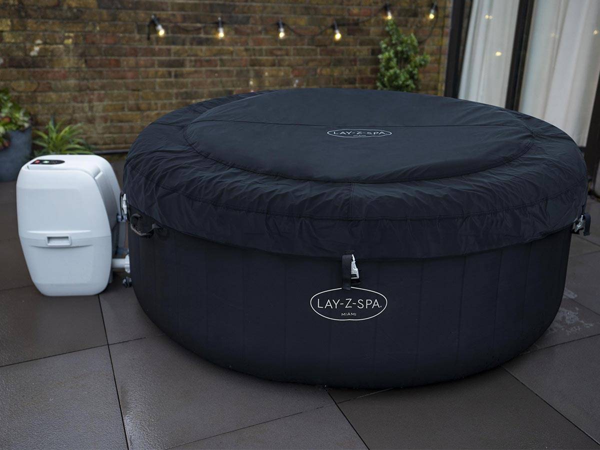 Bestway - Spa gonflable Lay-Z-Spa Miami rond Airjet 4 places - Bestway - Imagen 5