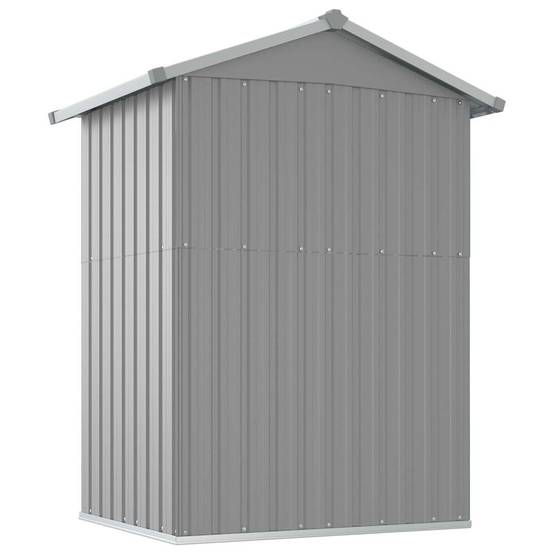 PANGIVO - Abri de jardin avec porte coulissante - Acier galvanisé gris - 126x97,5x177 cm - Surface au sol 1,02m² - PANGIVO - Image 5