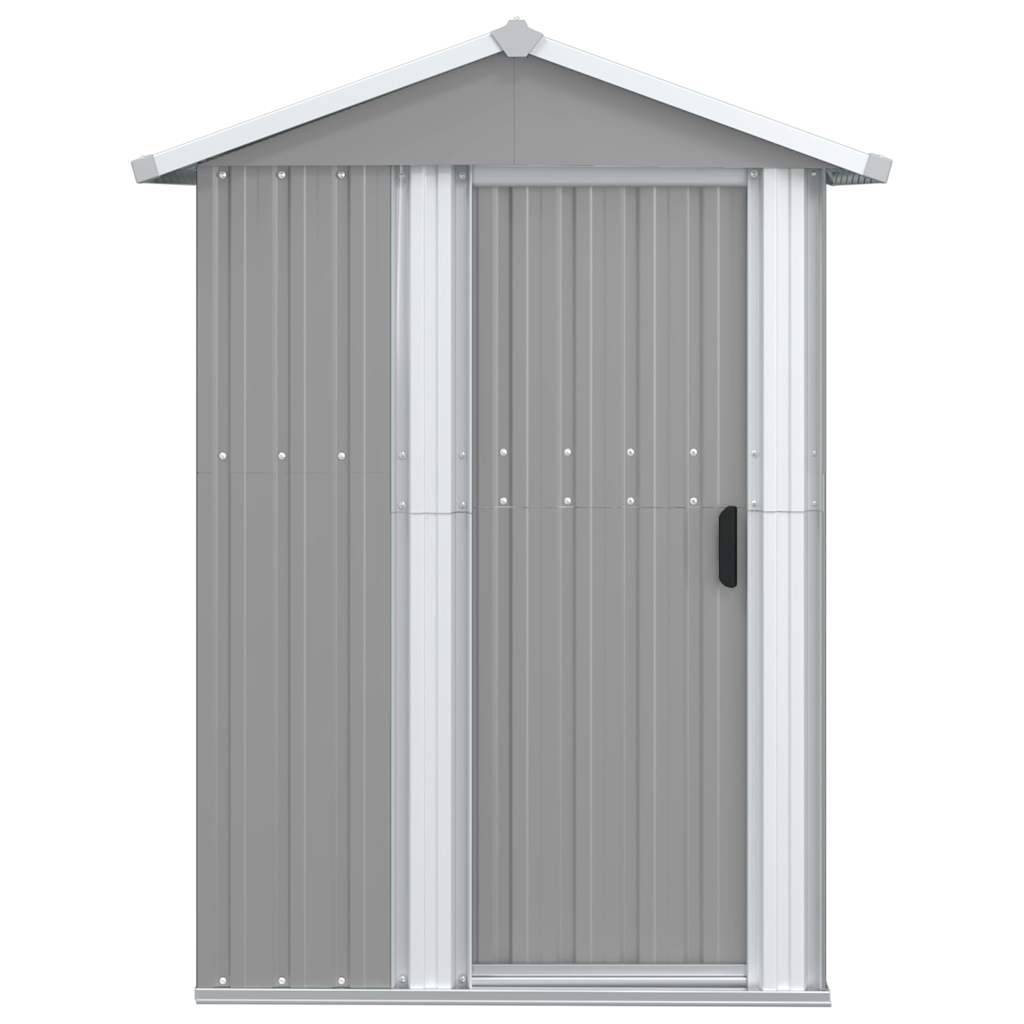 PANGIVO - Abri de jardin avec porte coulissante - Acier galvanisé gris - 126x97,5x177 cm - Surface au sol 1,02m² - PANGIVO - Image 3