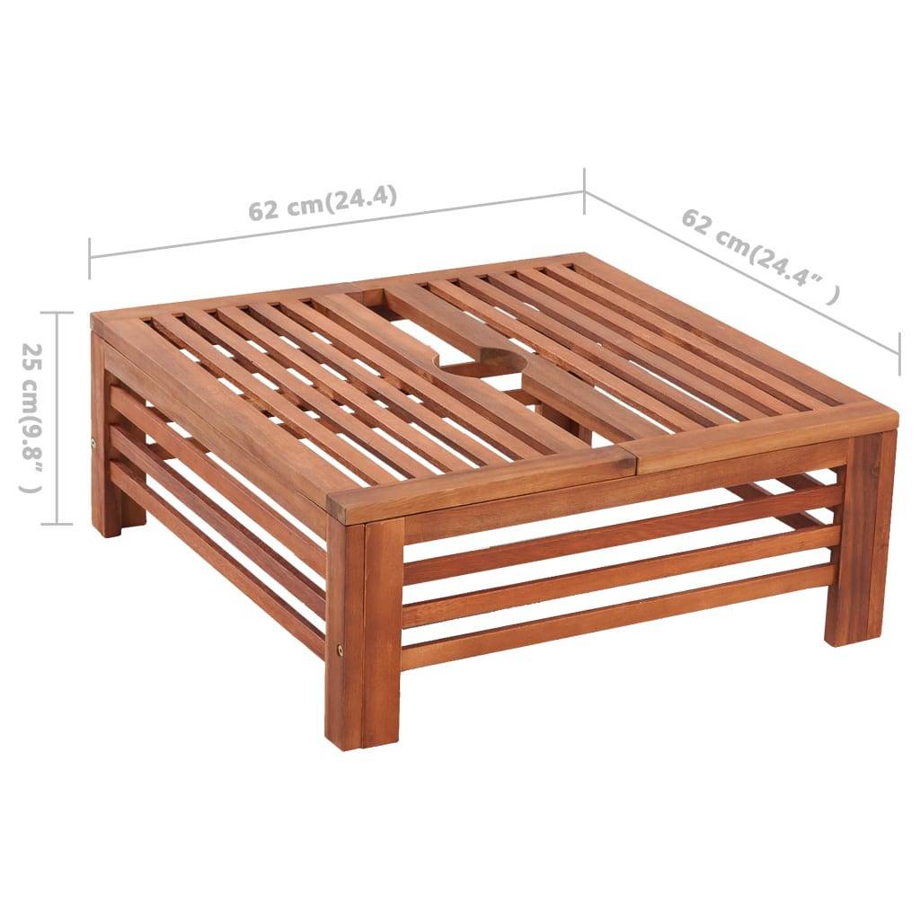 Vidaxl - Couverture de support de parasol en bois vidaXL 41449 - Image 3