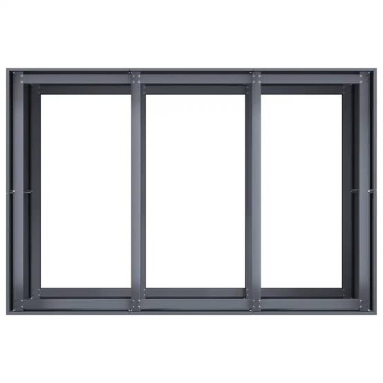Jardinière surélevée moderne extérieur 120 x 80 x 80 cm avec fond ouvert en acier laminé à froid anthracite - Image 3